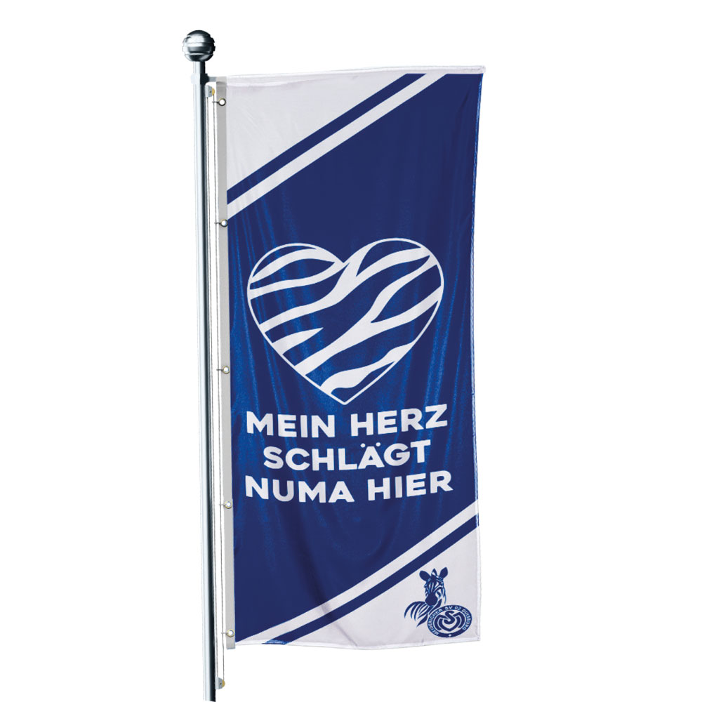 Hiss-Fahne "Herz"